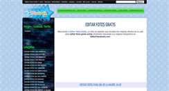 Desktop Screenshot of editarfotosgratis.com